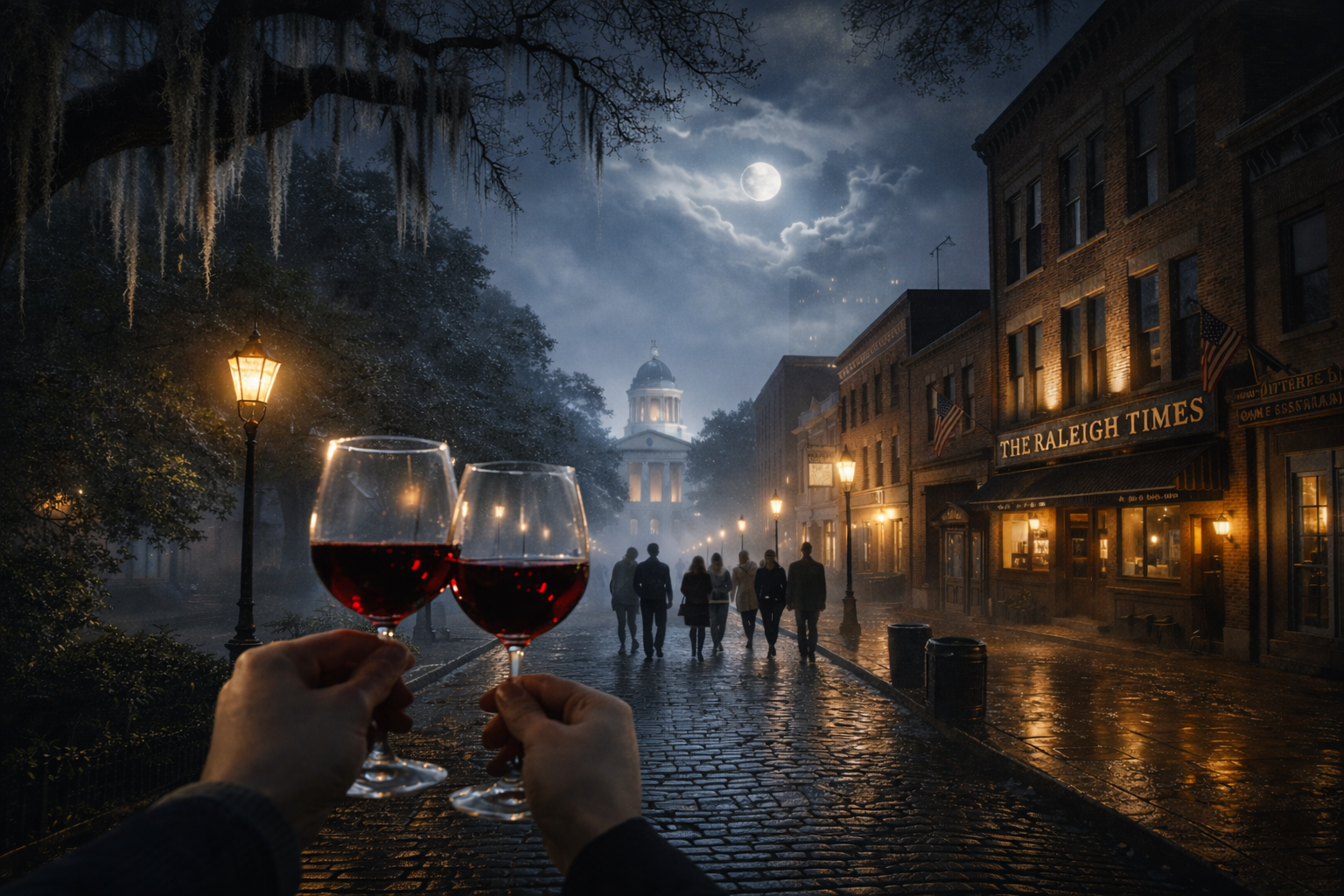 Sip & Stroll Ghost Tour Raleigh